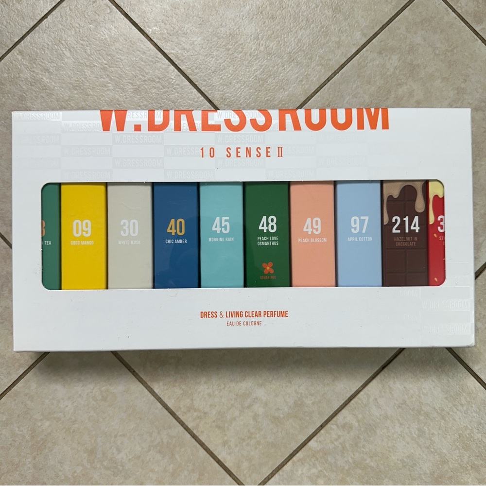 NEW SEALED W. DRESSROOM DRESS PERFUME 10 SENSE SET (30 ml)